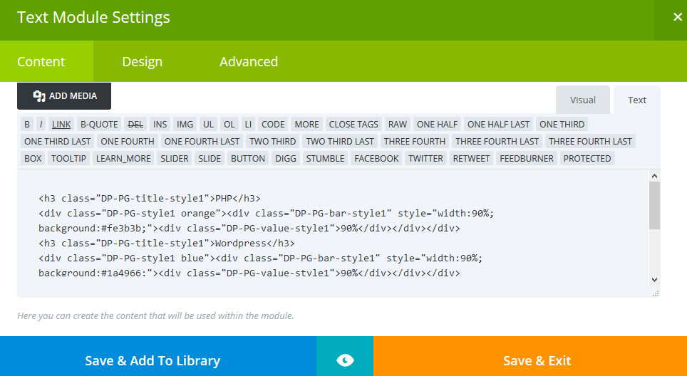 Pricing Table & Progress Bar Part1