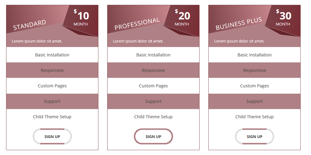 Link Hover & Box Hover Effect & Pricing Table & Progress Bar Part9