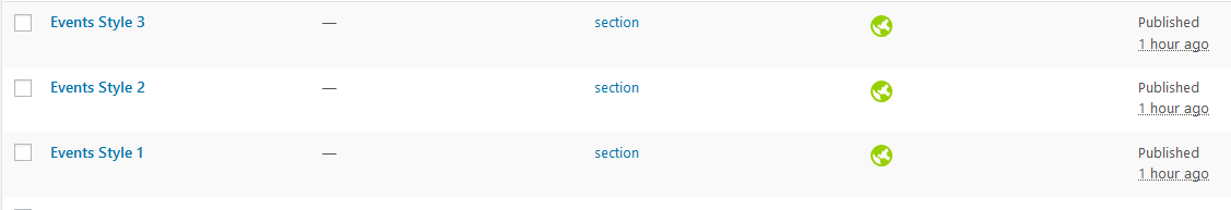 Upcoming Event Section Using Divi Module