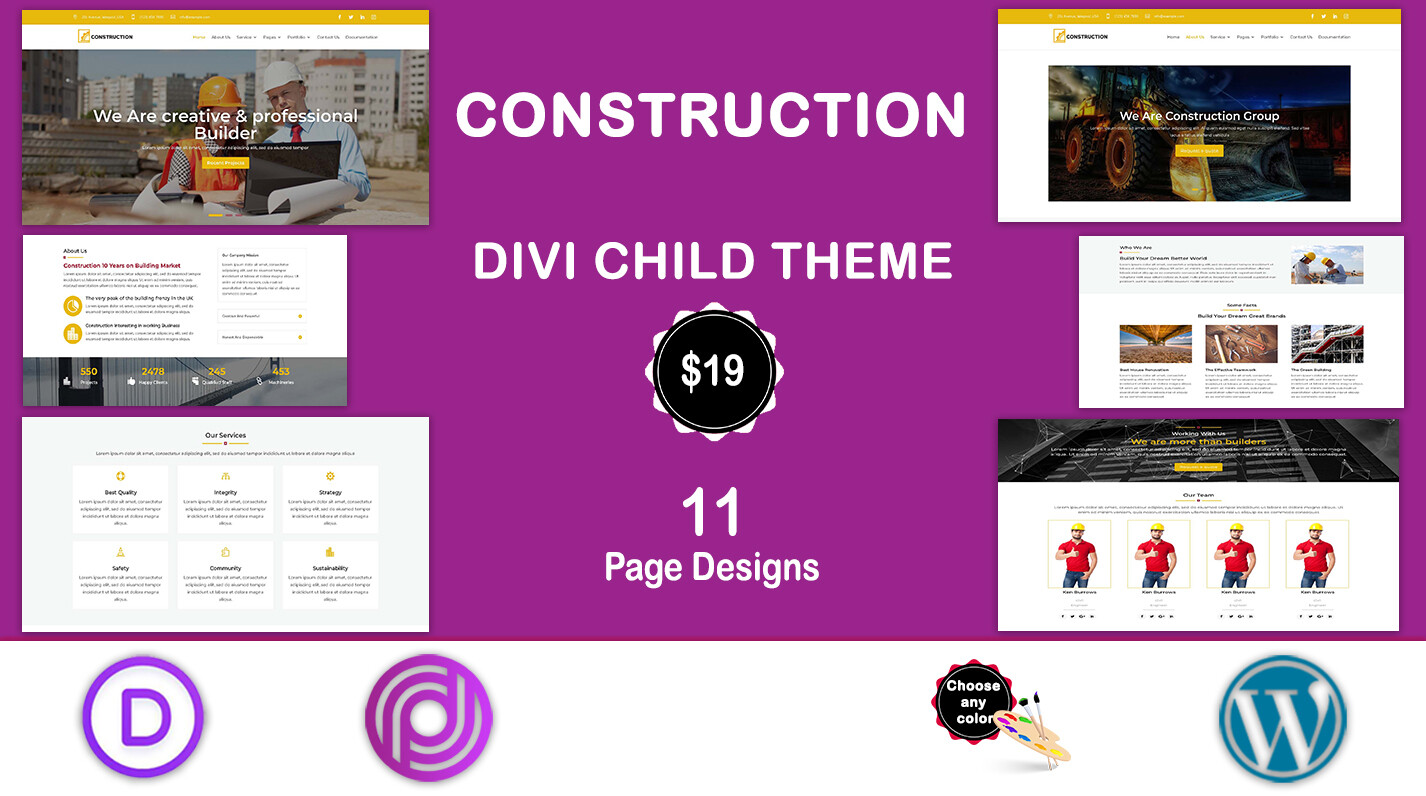 Divi Construction Child Theme