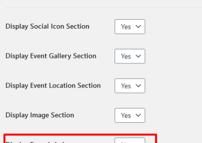 Event Mananger Plugin Documentation