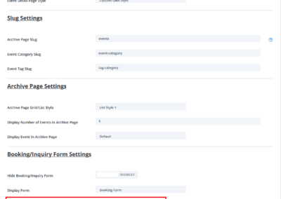 Event Mananger Plugin Documentation