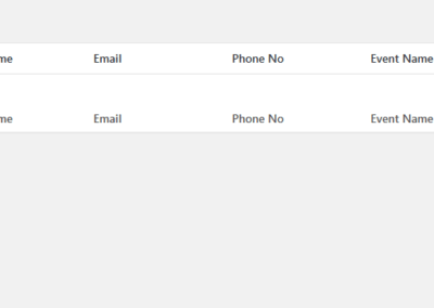 Event Mananger Plugin Documentation