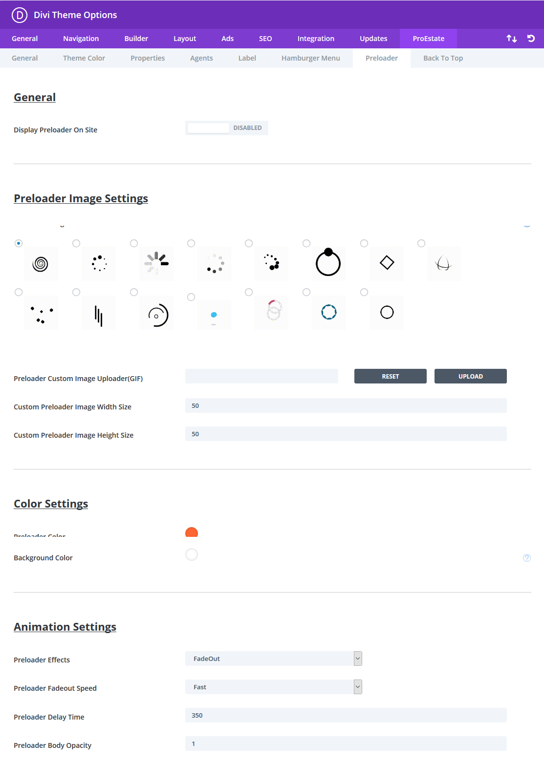 ProEstate Theme Documentation
