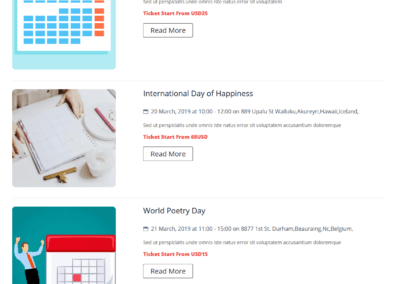 Event Mananger Plugin Documentation