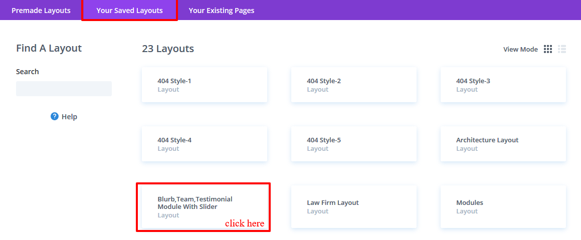 How to add slider using blurb,team,testimonial modules