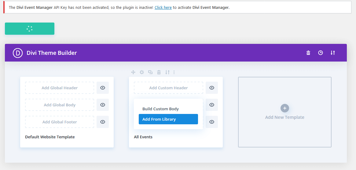 Event Mananger Plugin Documentation