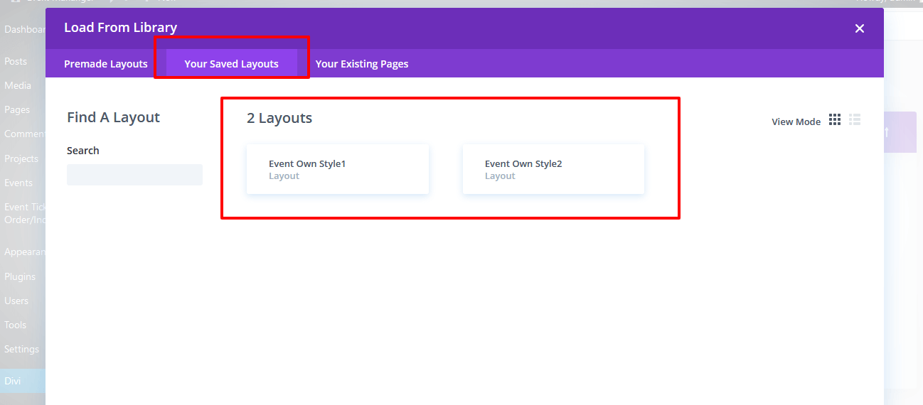 Event Mananger Plugin Documentation