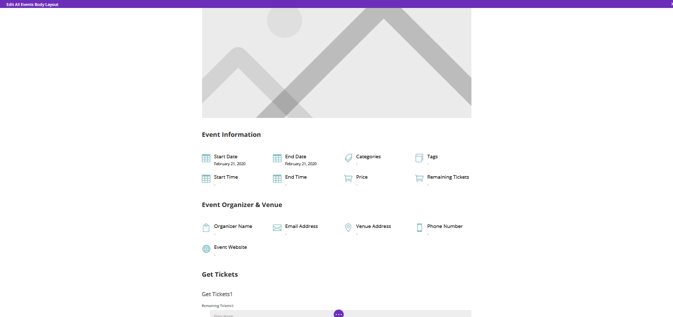 Event Mananger Plugin Documentation