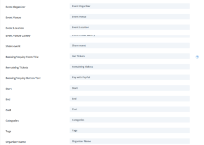Event Mananger Plugin Documentation
