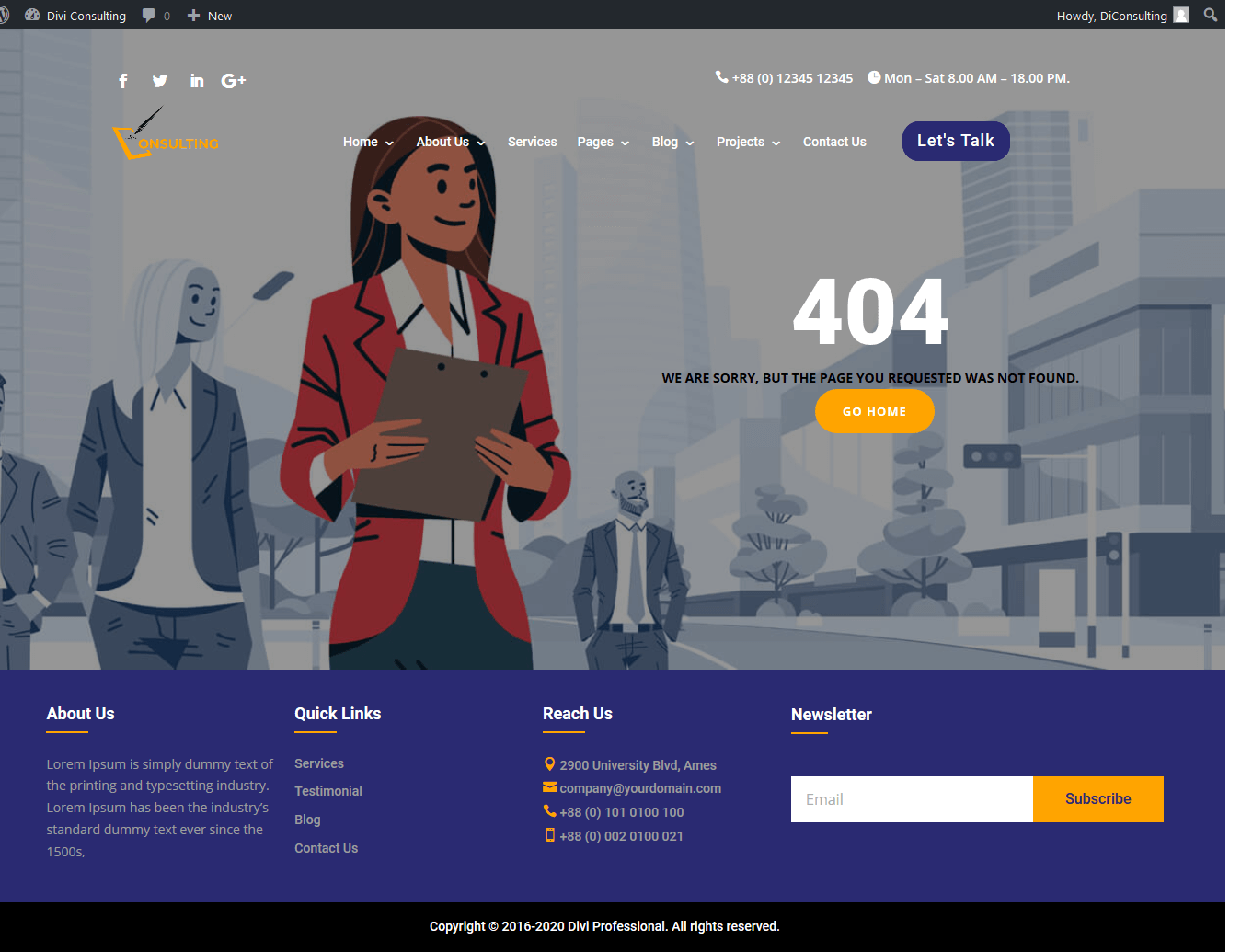 404 Page