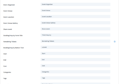 Event Mananger Plugin Documentation