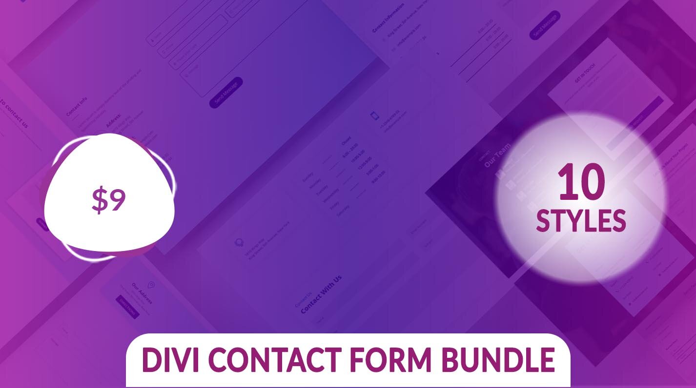 Divi Contact Form Bundle Divi Professional