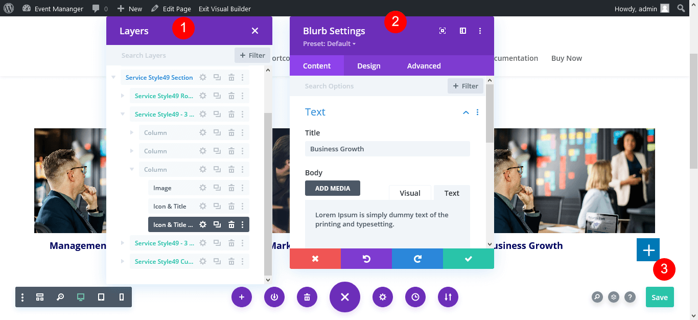 Divi Blurb Bundle Documentation