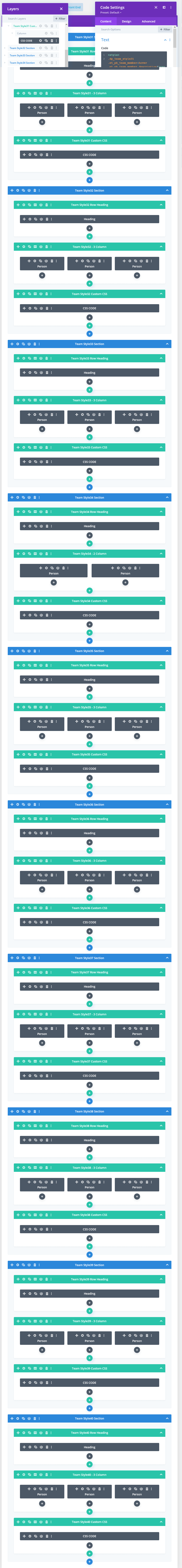 Divi Team Bundle Documentation