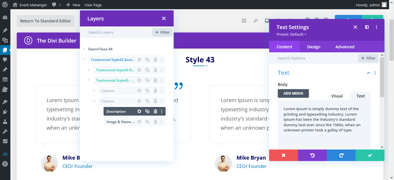 Divi Testimonial Bundle Documentation