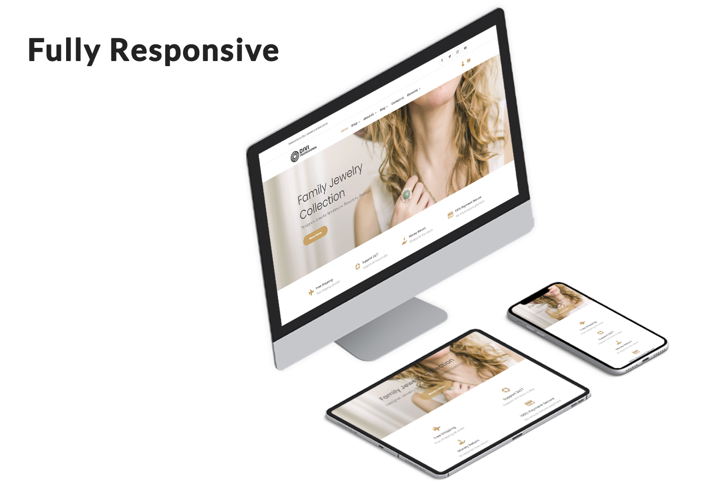 Divi Jewelry Shop WooCommerce Child Theme