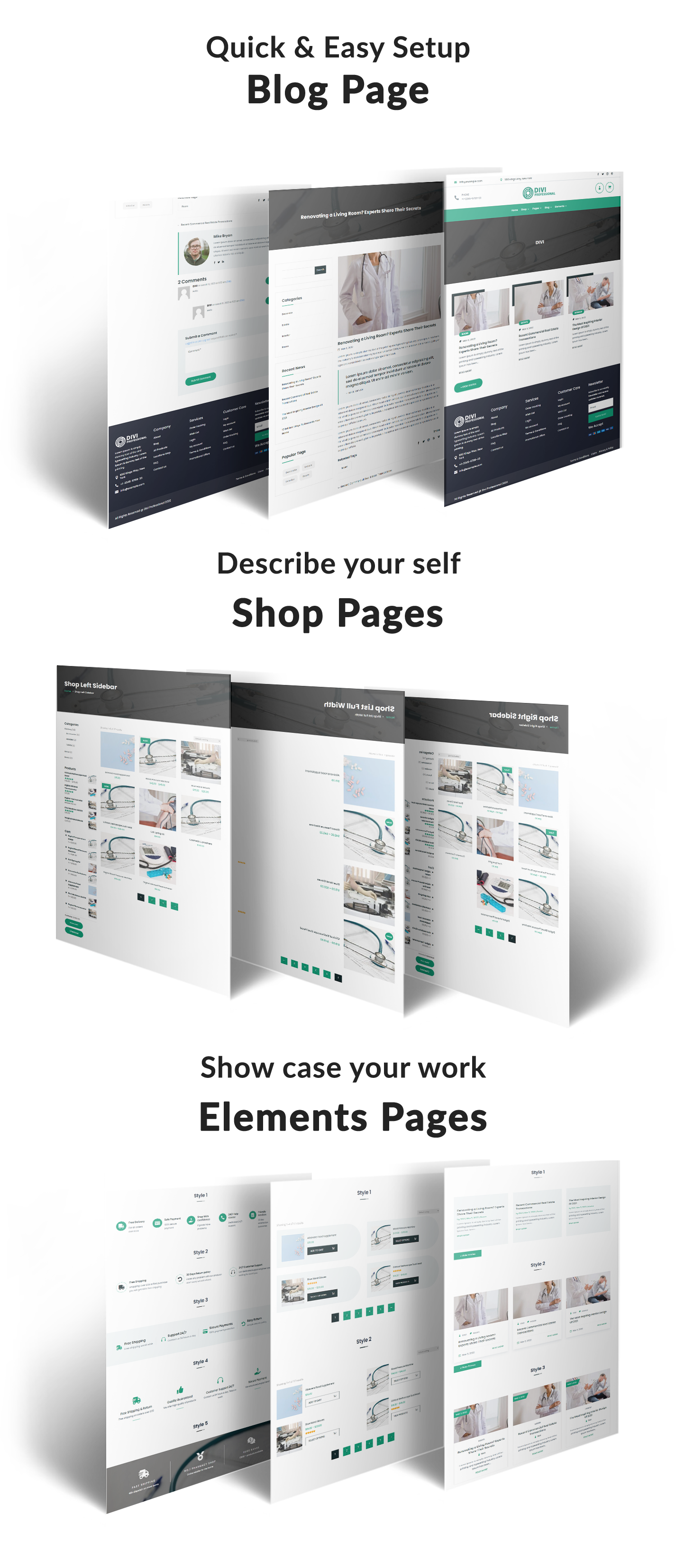 Divi Pharmacy Shop WooCommerce Child Theme