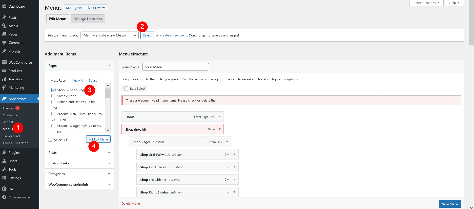 Divi Grocery Store WooCommerce Child Theme Documentation
