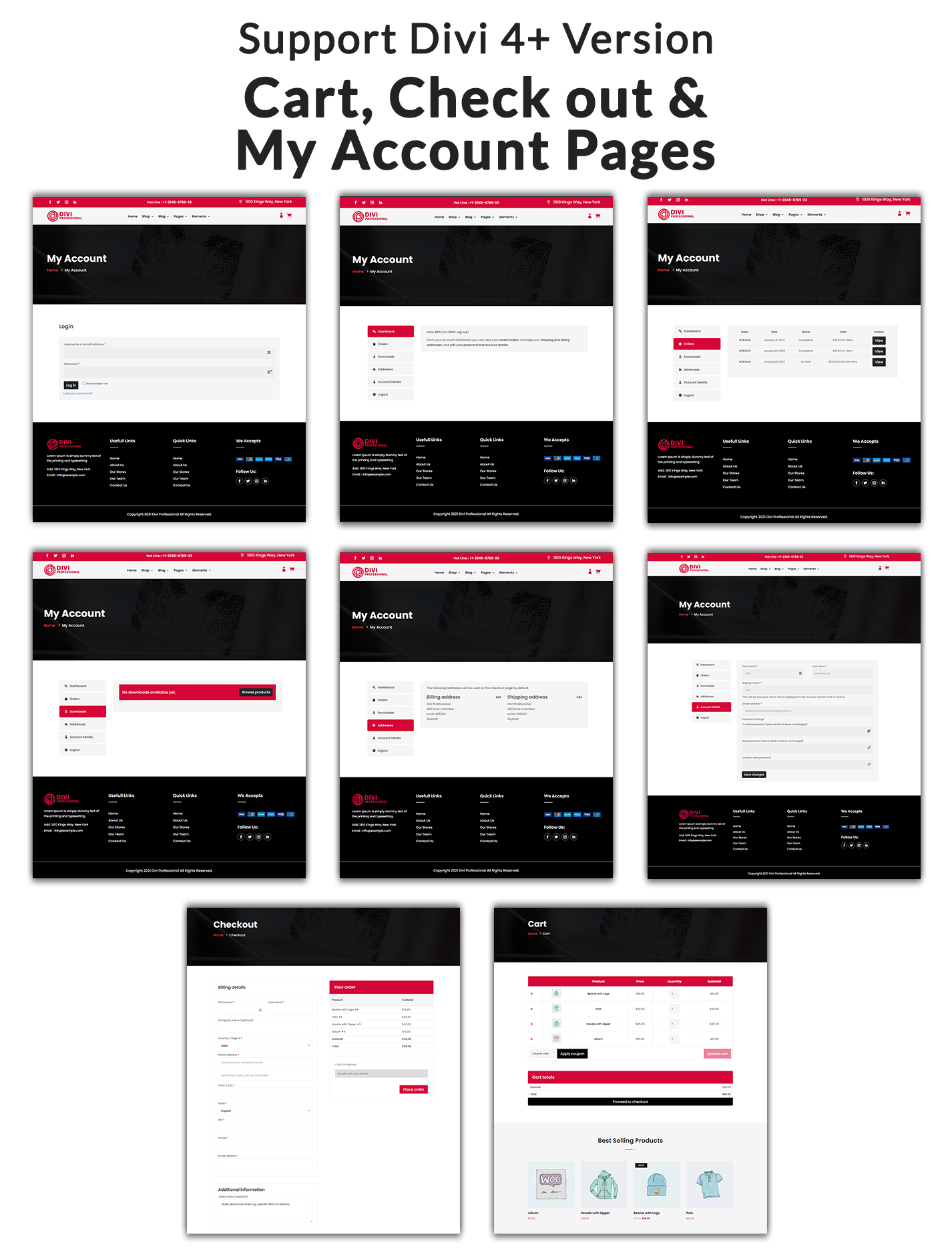 Divi Fashion Shop WooCommerce Child Theme