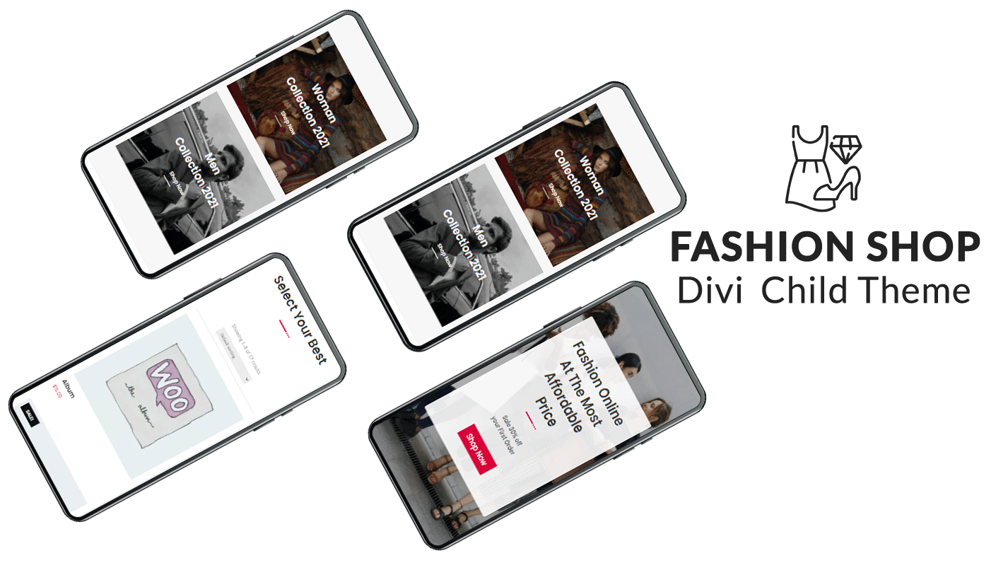 Divi Fashion Shop WooCommerce Child Theme