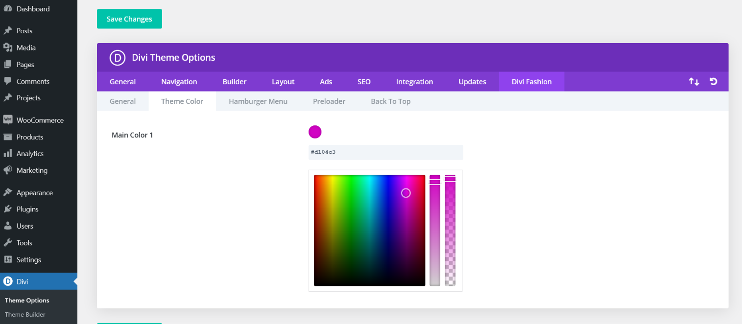Divi Fashion Shop Child Theme Documentation