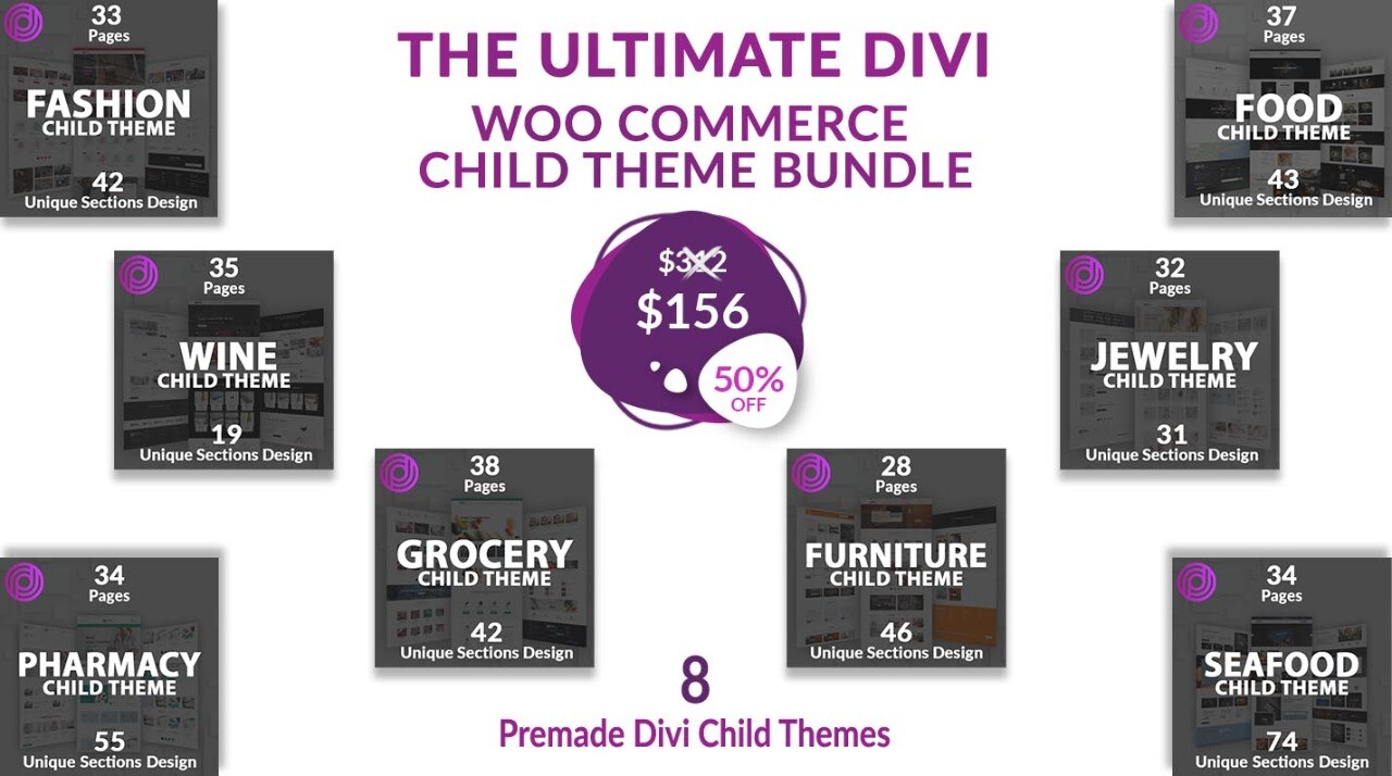 The Ultimate Divi WooCommerce Child Theme Bundle