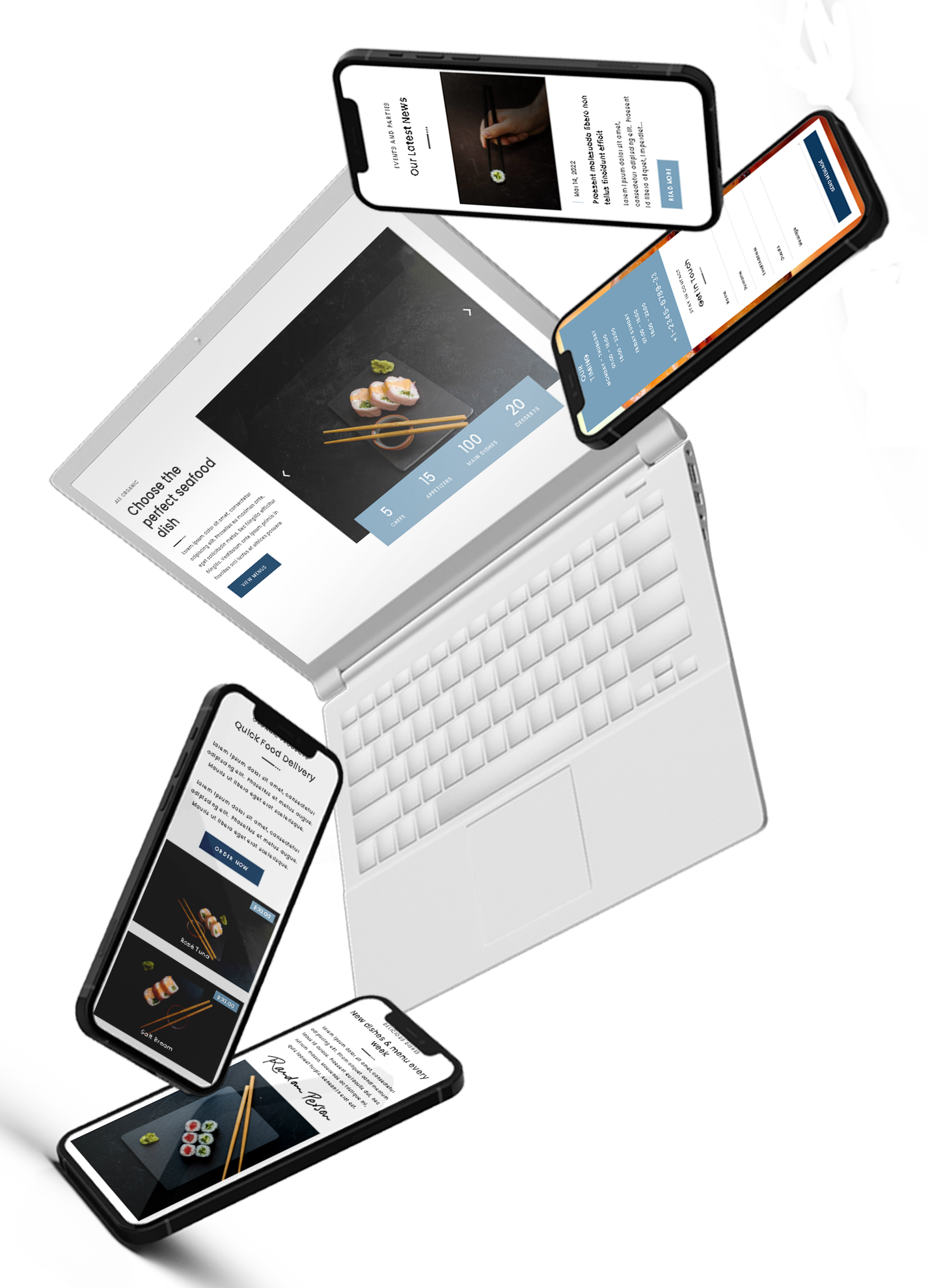 Divi Seafood Restaurant Shop WooCommerce Child Theme