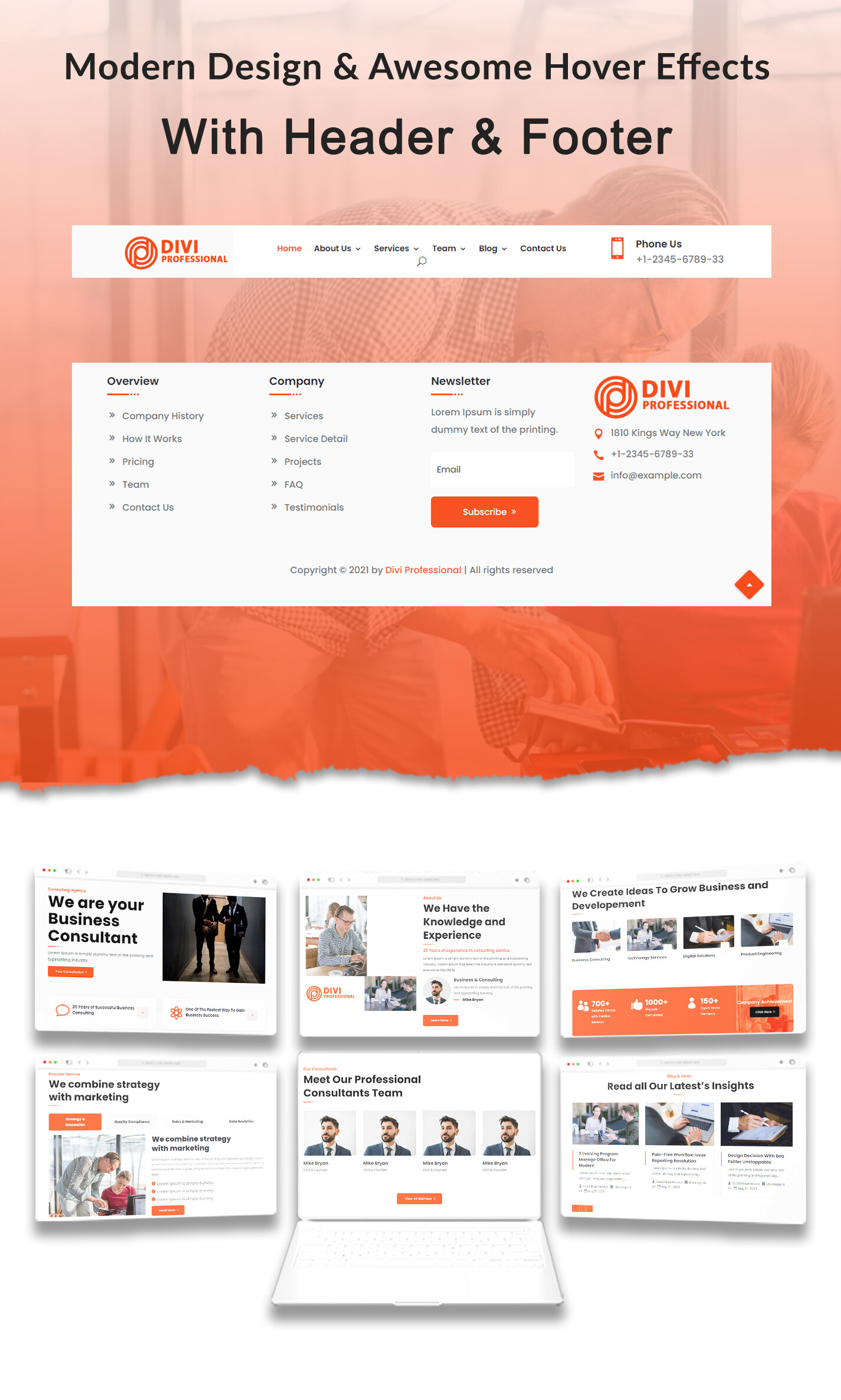 Divi Lawyer and Law Firm Child Theme