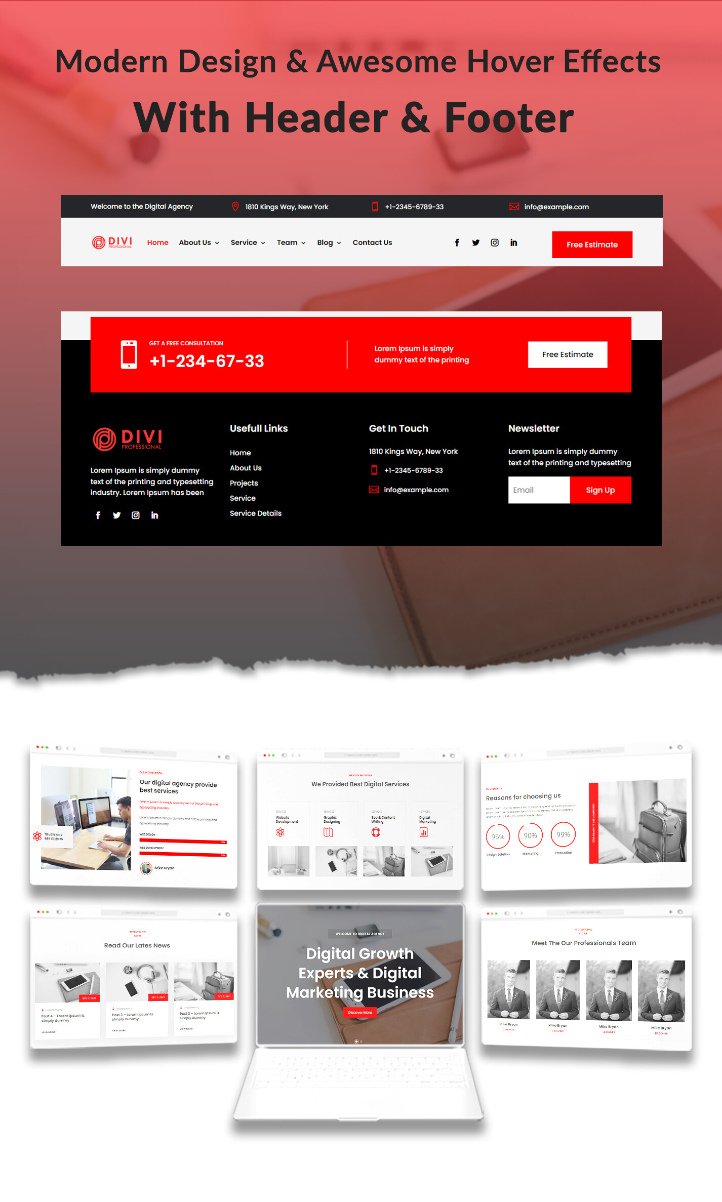 Divi Lawyer and Law Firm Child Theme