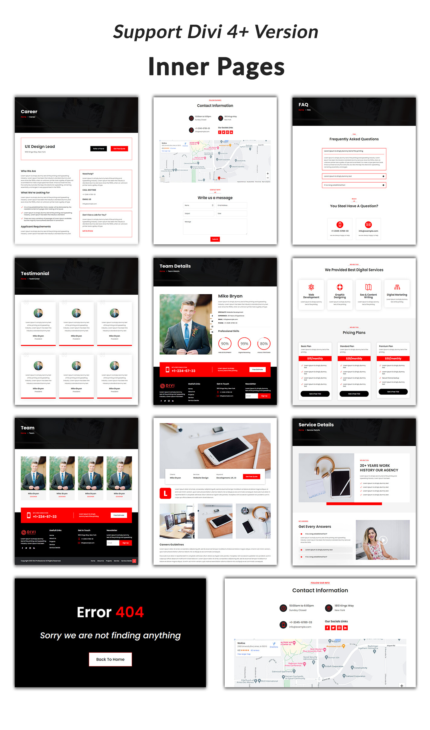Divi Lawyer and Law Firm Child Theme