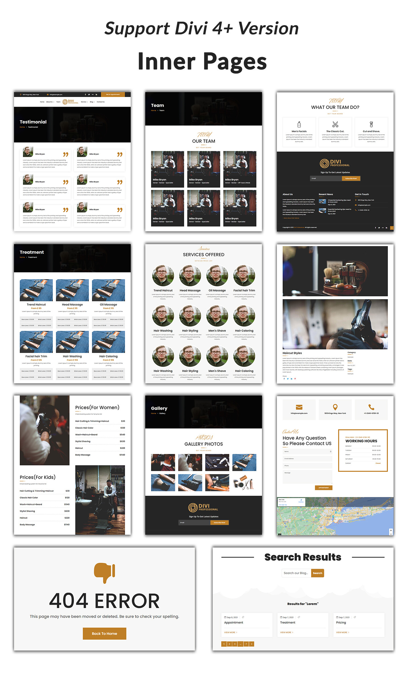 Divi Lawyer and Law Firm Child Theme