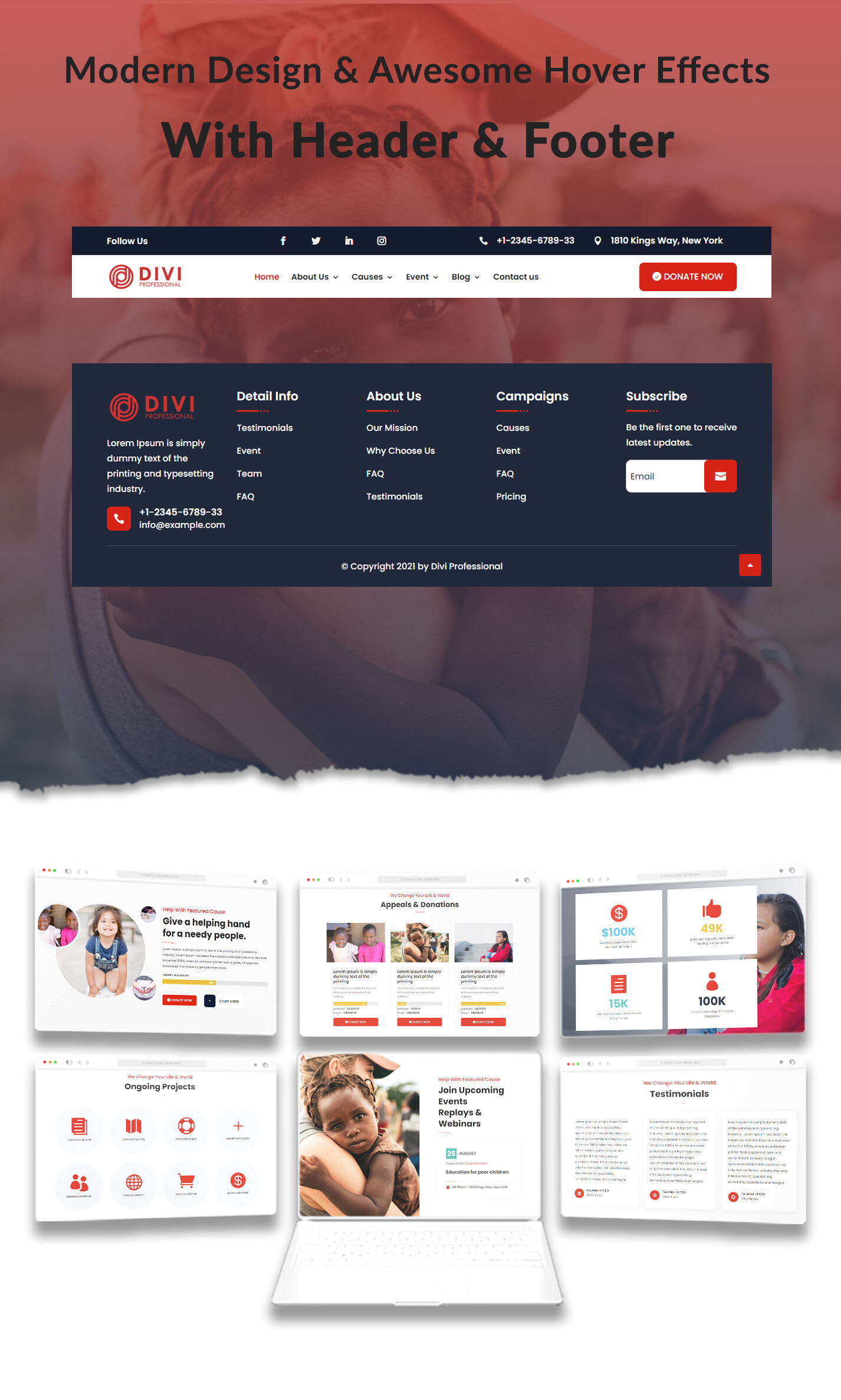 Divi Lawyer and Law Firm Child Theme