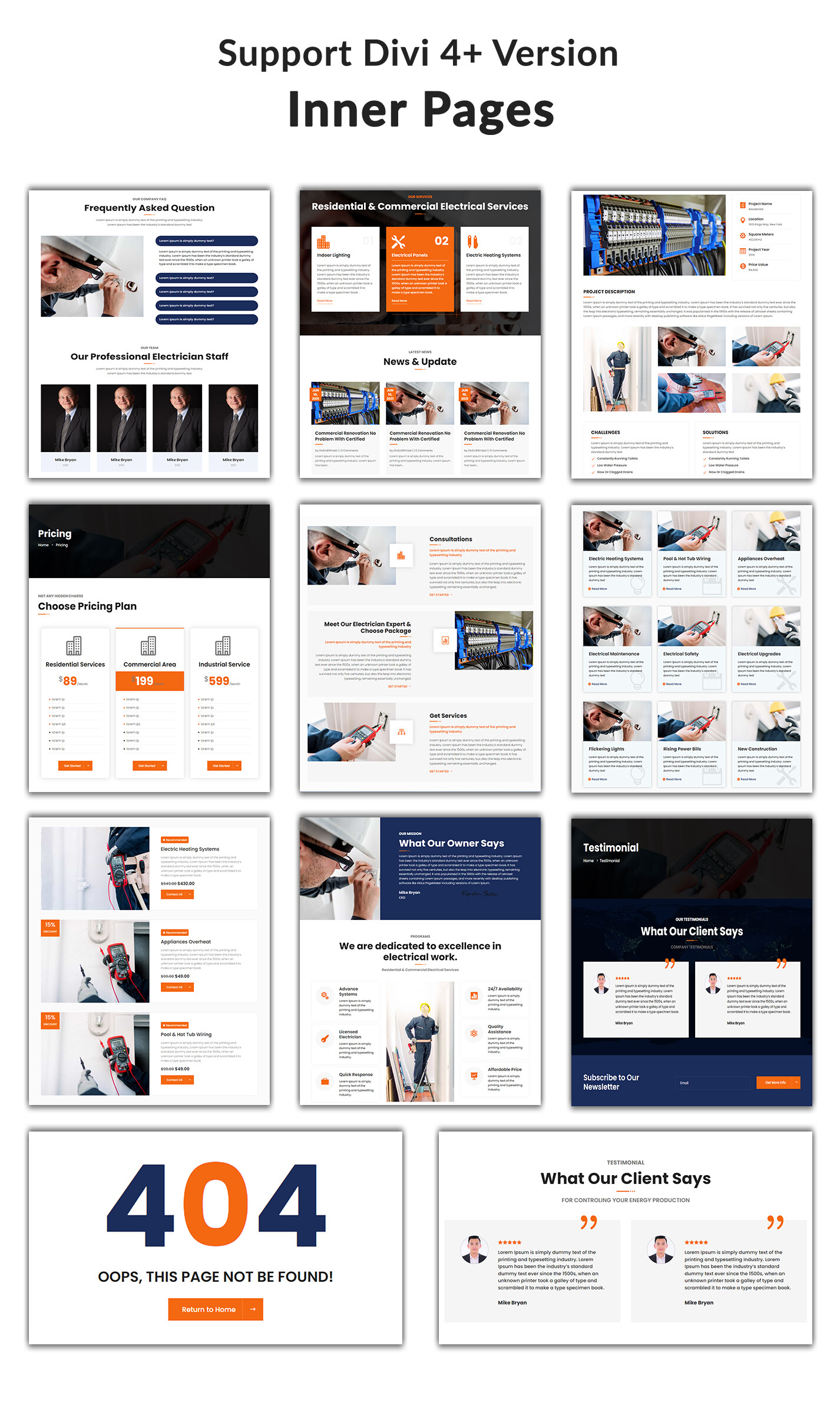 Divi Lawyer and Law Firm Child Theme