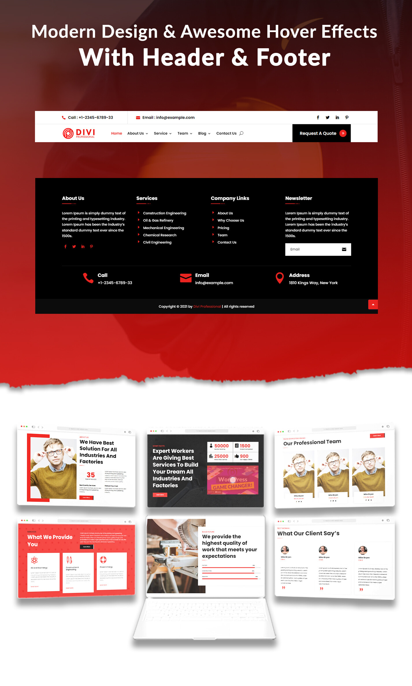 Divi Lawyer and Law Firm Child Theme