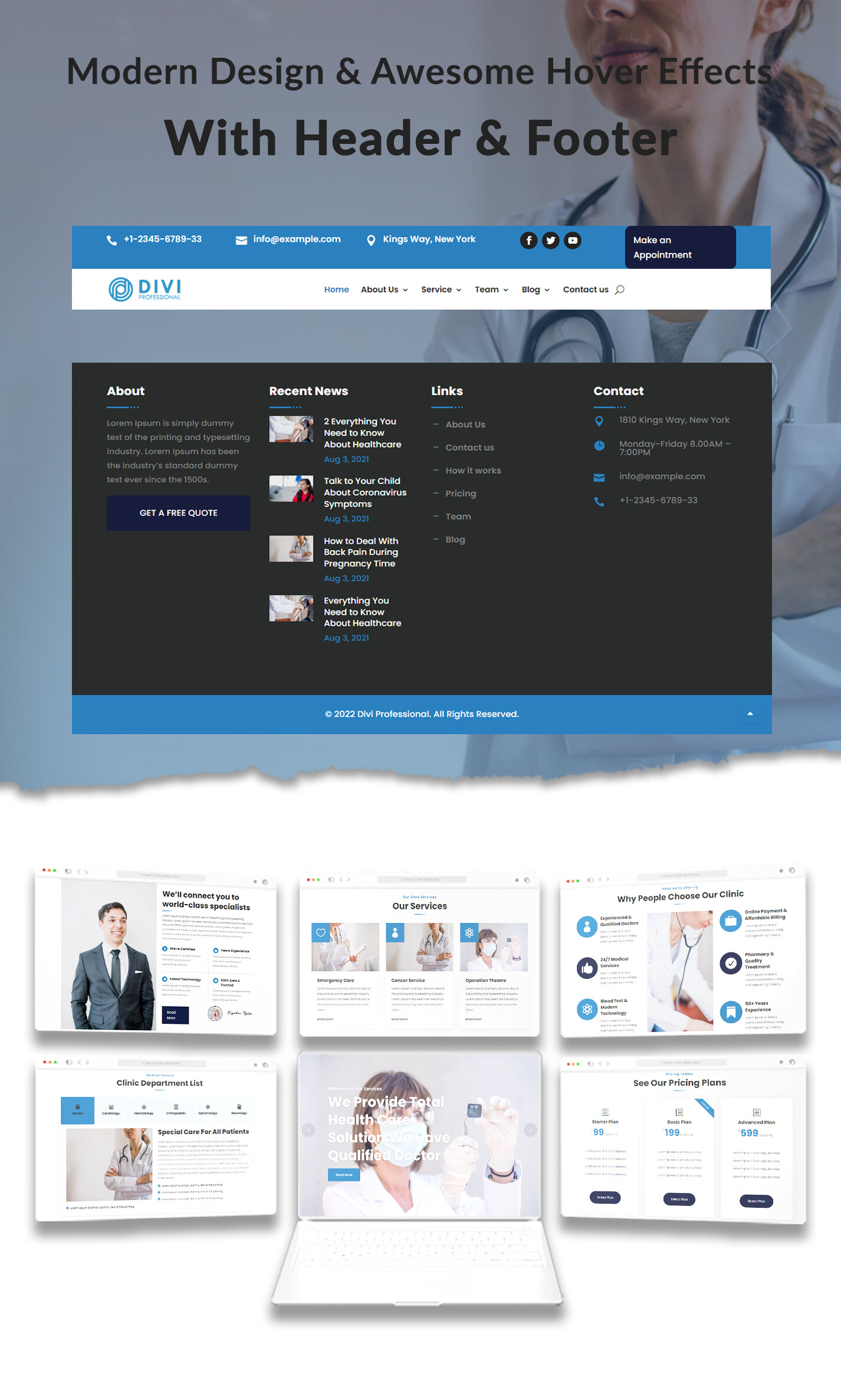 Divi Lawyer and Law Firm Child Theme