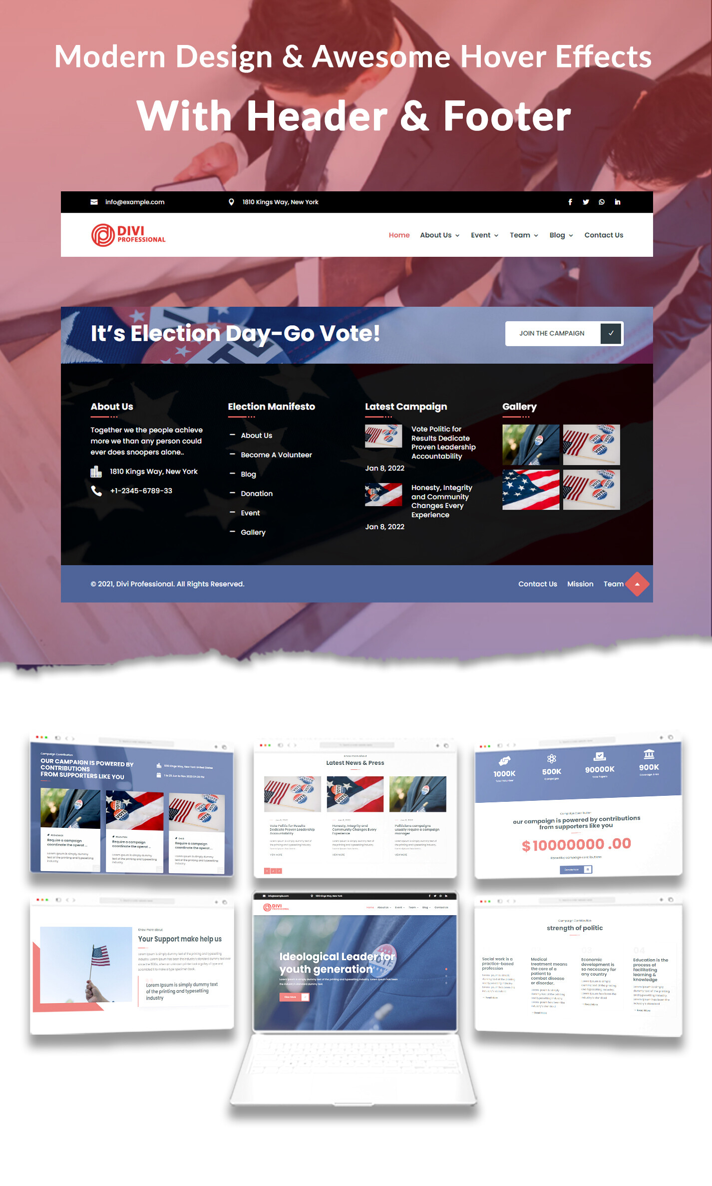 Divi Lawyer and Law Firm Child Theme