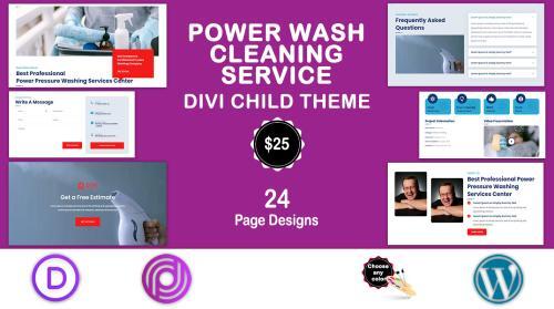Divi Power Wash Cleaning Service Child Theme
