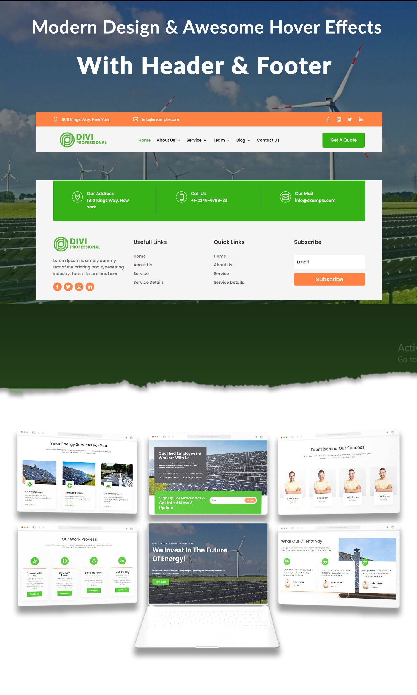 Divi Lawyer and Law Firm Child Theme