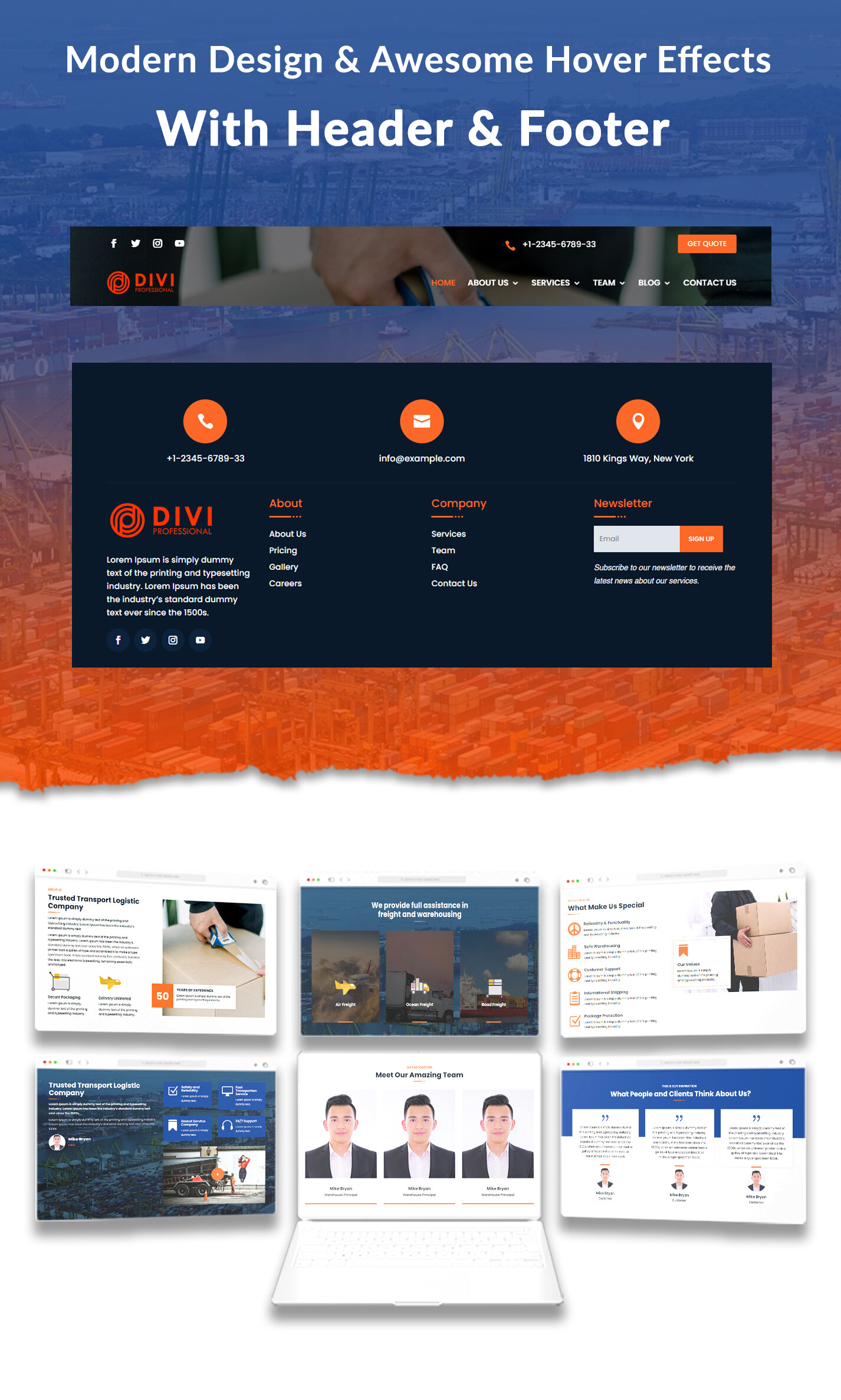 Divi Lawyer and Law Firm Child Theme