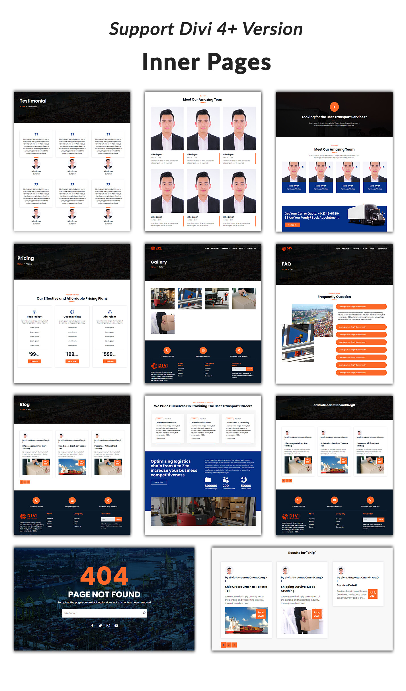 Divi Lawyer and Law Firm Child Theme