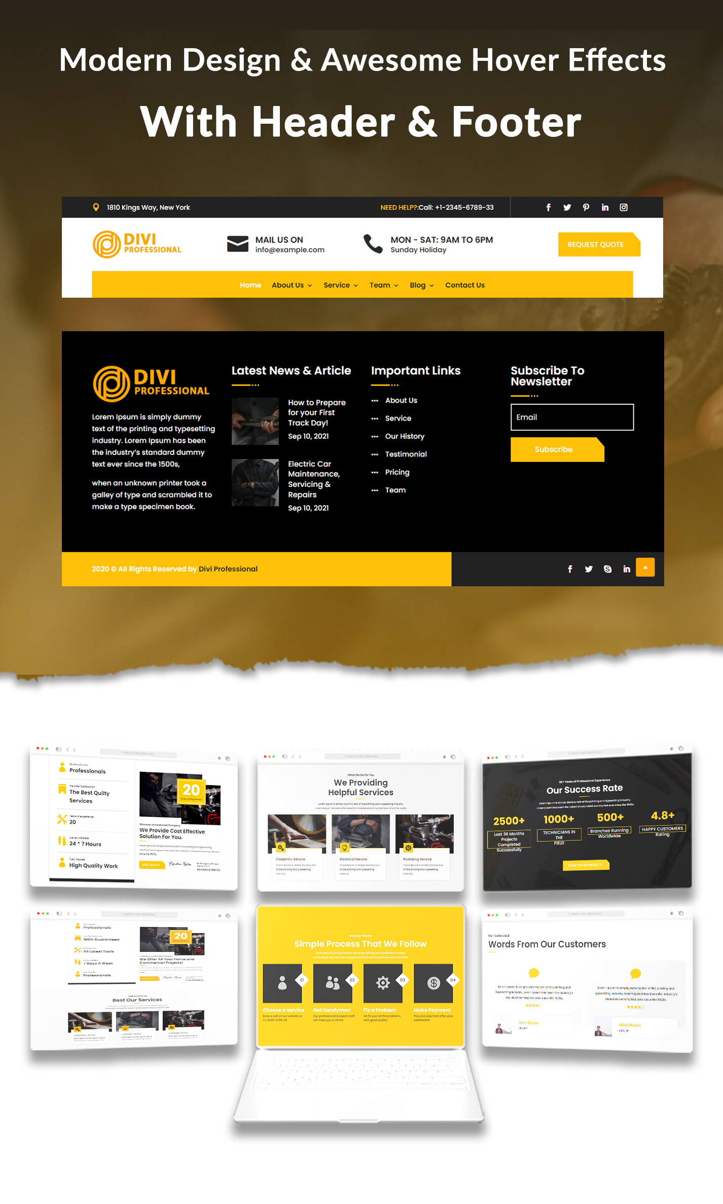 Divi Lawyer and Law Firm Child Theme
