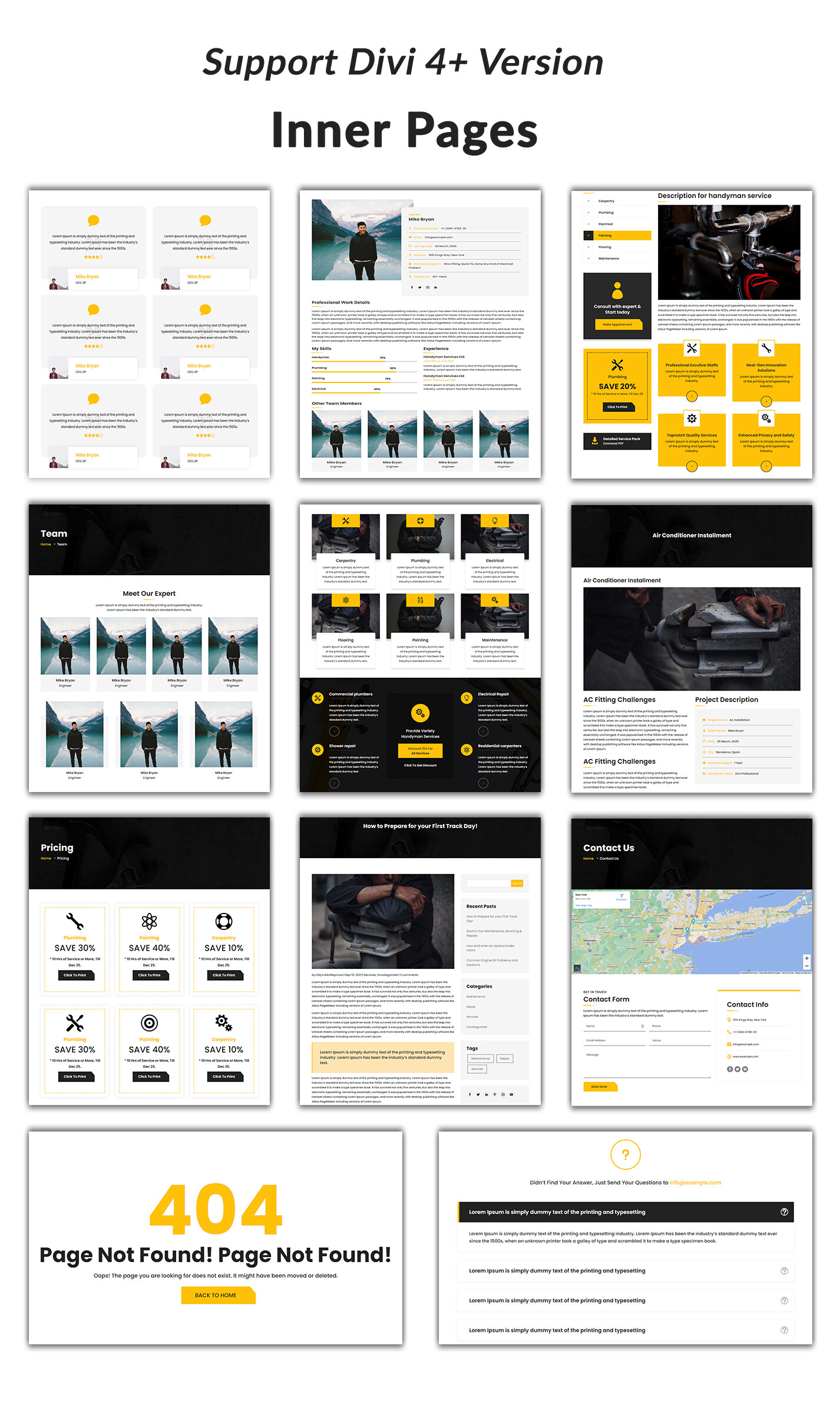 Divi Lawyer and Law Firm Child Theme