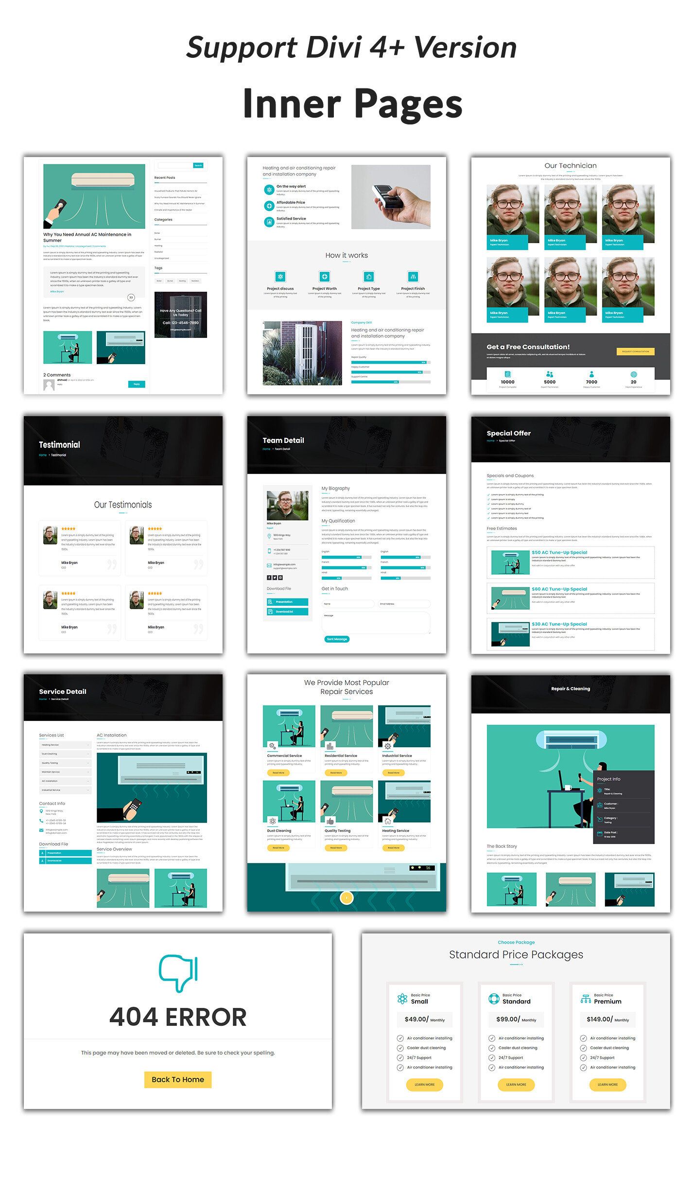 Divi Lawyer and Law Firm Child Theme