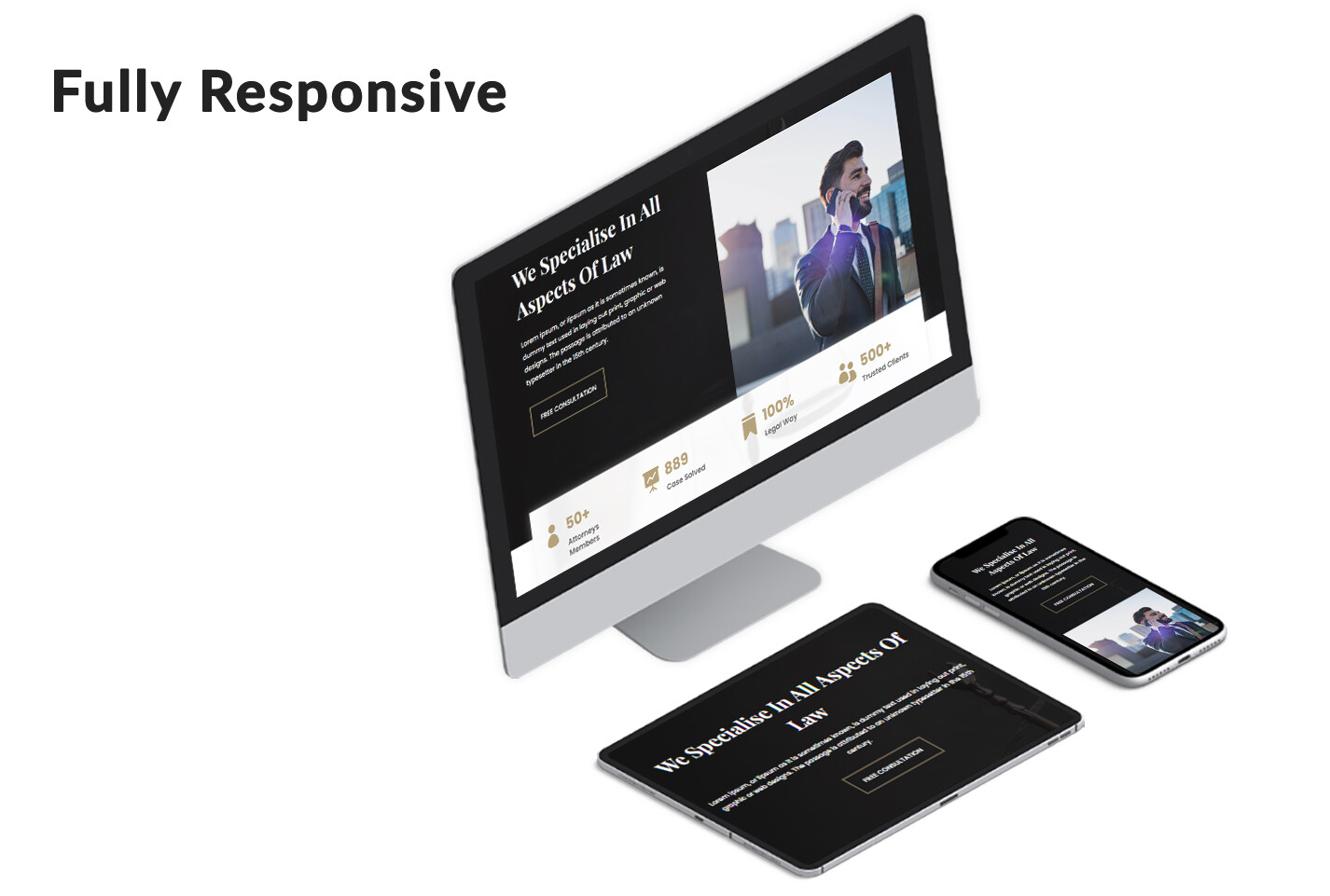 Divi Lawyer and Law Firm Child Theme