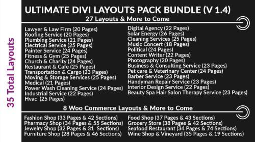 Best Divi Layouts Ultimate Divi Layouts Pack Bundle 01 Feature Image