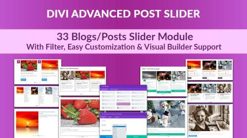 Homepage Divi Advanced Post Slider Plugin Feature Image