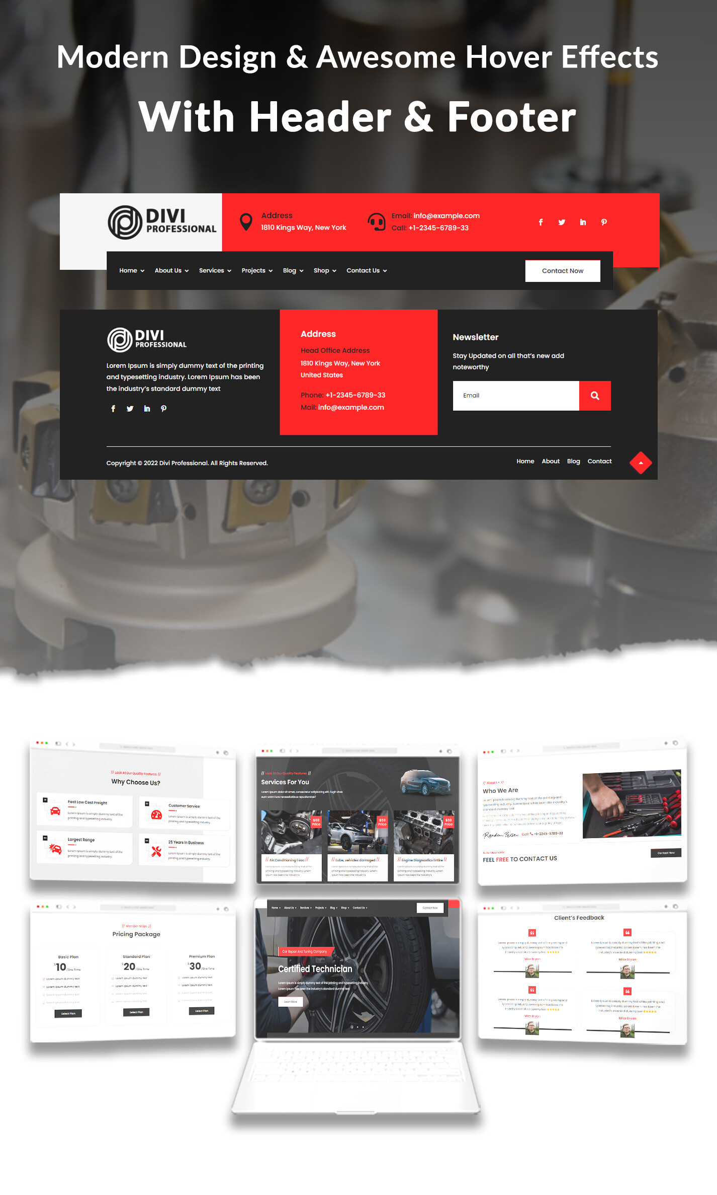 Divi Lawyer and Law Firm Child Theme