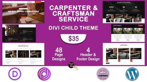 Divi Carpenter And Craftsman Service Child Theme
