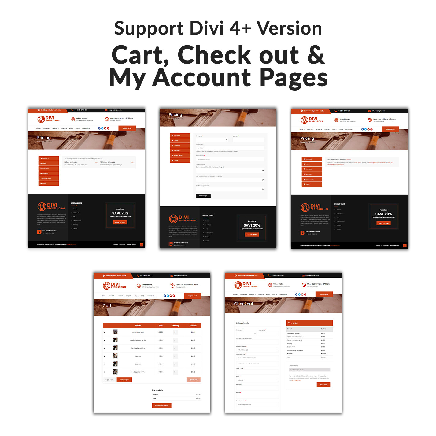 Divi Lawyer and Law Firm Child Theme